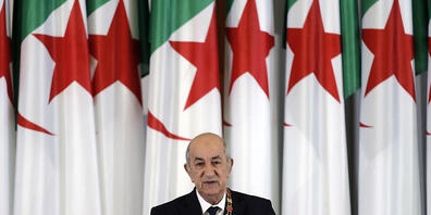 ARCHIV - Algeriens Präsident Abdelmadjid Tebboune auf einem Archivfoto aus dem Jahr 2019. Foto: Toufik Doudou/AP/dpa