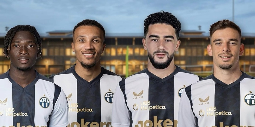 Fernand Goure, Doron Leidner und Mohammad Mahmoud und Jean-Philippe Gbamin.