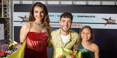 Ares aus Wetzikon, Luca Hänni und Angelina aus Schwerzenbach (v.l.n.r.)