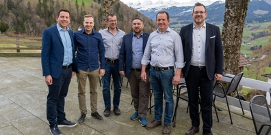 Die sechs Toggenburger SVP-Kantonsräte.