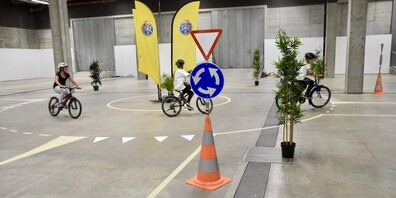 Der Kreisel: immer ein Thema für die Verkehrssicherheit.