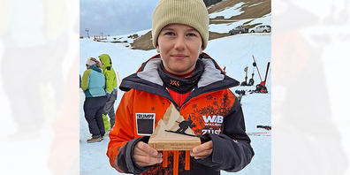 Noah Dolf beim Kids-Cup-Finale.