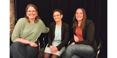 Die drei Powerfrauen Tabitha Hallauer, Rahel Brütsch und Heidi Vestner gaben einen Einblick in ihren Alltag als Bäuerinnen, Mütter und Direktvermarkterinnen.