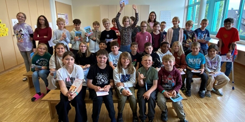 Die Schülerinnen und Schüler, welche am Wettbewerb teilnahmen.