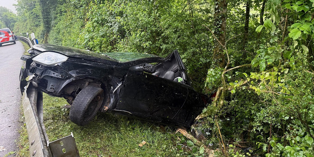 Alleinunfall in Osterfingen.