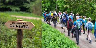 Es geht weiter auf dem Grenzweg.