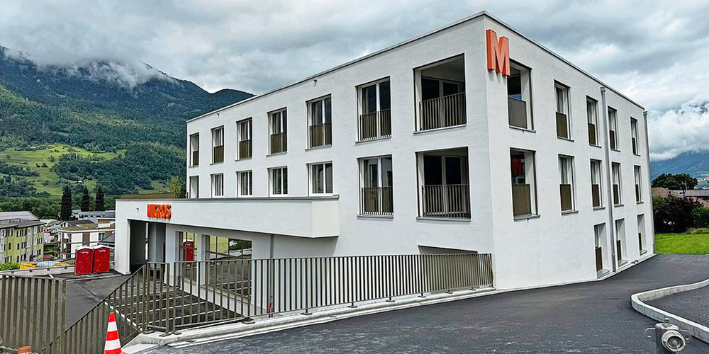 Sieht schon sehr gut aus von aussen: Die Migros in Zizers.