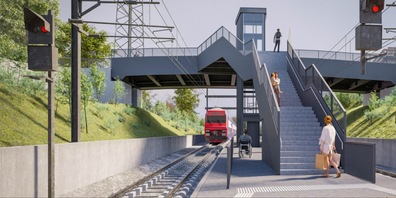 Die neue Passarelle für 9 Mio. Franken soll im Juli 2026 fertig sein.