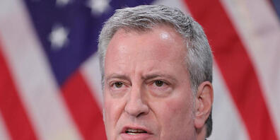 ARCHIV - Bill de Blasio, Bürgermeister von New York, spricht auf einer Pressekonferenz über das Coronavirus. Foto: Luiz Rampelotto/ZUMA Wire/dpa