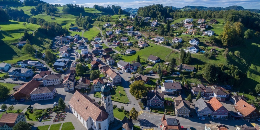 Luftaufnahme Mosnang