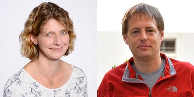 Die SP-Sektion empfiehlt Jolanda Ammon-Couchet (l., CVP) für den Schmerkner Gemeinderat und Ivo Kuster (SP) für die GPK Eschenbach.