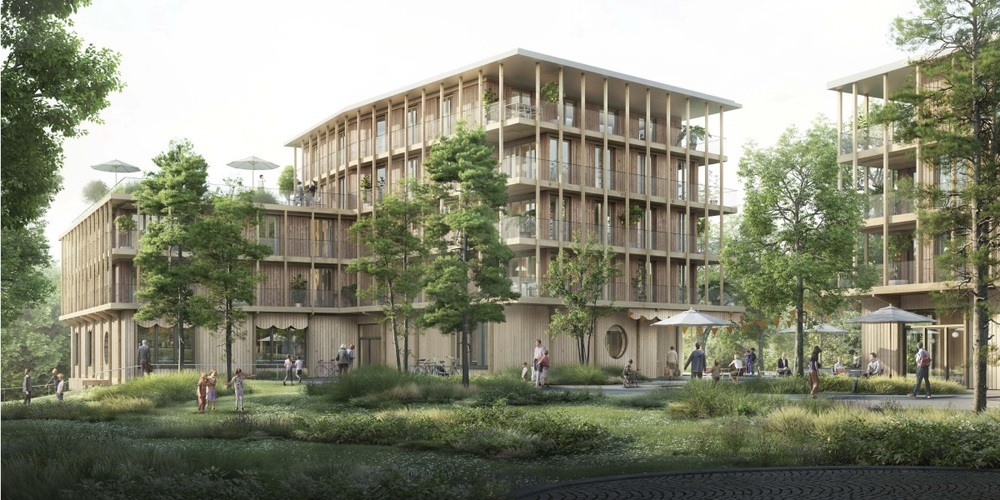 Das Siegerprojekt «Silvana» des Wettbewerbs: Hier sollen wiederum Kindergärten sowie neu Genossenschaftswohnungen entstehen.