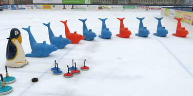 Auf dem Eisfeld Lachen sind alle gerüstet für einen speziellen Saison