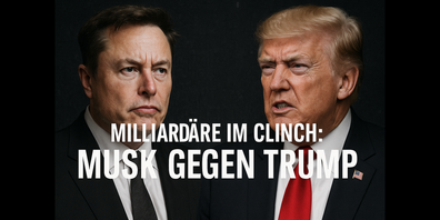 Elon Musk und Donald Trump liefern sich einen öffentlichen Schlagabtausch.