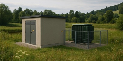 Geplante Transformatorenstation in sensibler Moorlandschaft: Die neue Anlage ersetzt eine bestehende Kabinenstation und soll bis zu 1000 kVA leisten.