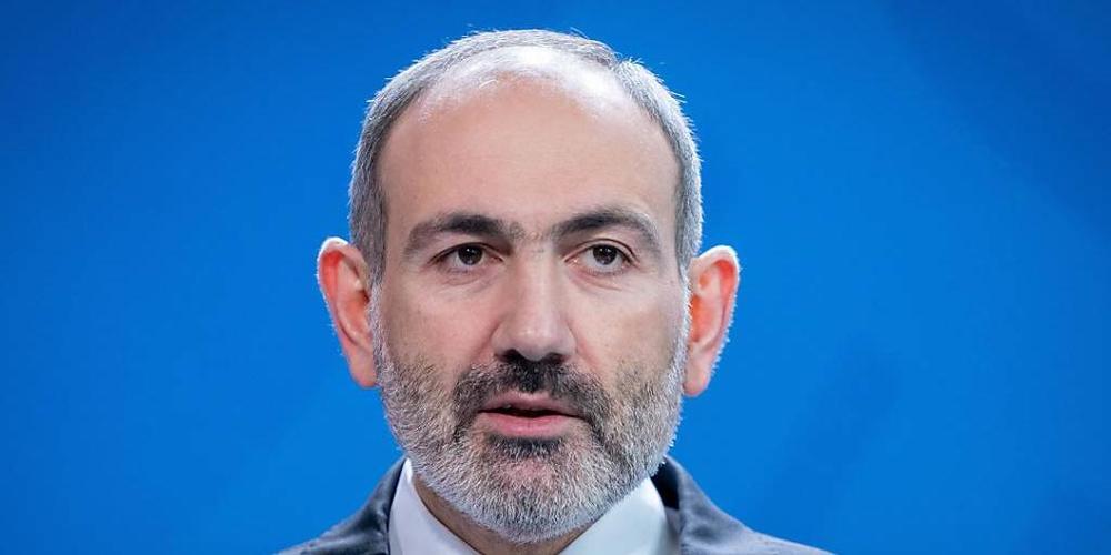 ARCHIV - Nikol Paschinjan, Ministerpräsident von Armenien, spricht bei einem Pressestatement im Bundeskanzleramt. Armeniens Sicherheitsdienste haben nach eigener Darstellung einen Anschlag auf Regierungschef Paschinjan vereitelt. Foto: Kay Nietfel...
