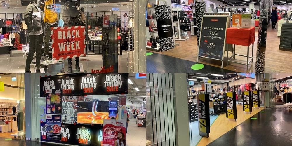 Rabatte im Linthgebiet: Am «Black Friday» können Schnäppchenjäger auf der Suche nach Rabatten in allen Geschäften fündig werden.