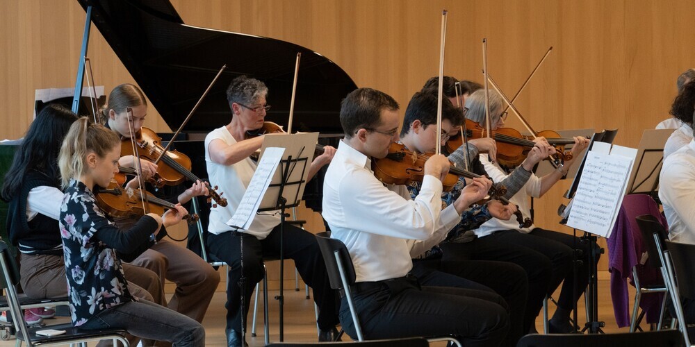 Gemeinsamer Auftritt beim letzten Gemeinschaftskonzert in Thal