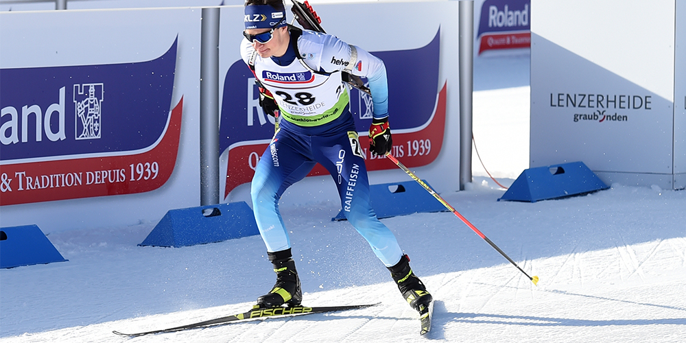 Niklas Hartweg startet am Wochenende in Finnland zu seinem ersten Weltcuprennen, wie hier an der Junioren-WM in Lenzerheide. (Bild. Franz Feldmann)