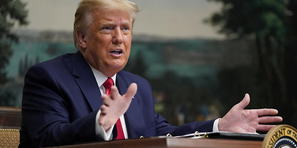 US-Präsident Donald Trump hat nach seiner Wahlniederlage seinen Rückzug aus dem Weissen Haus angekündigt. (Archivbild)