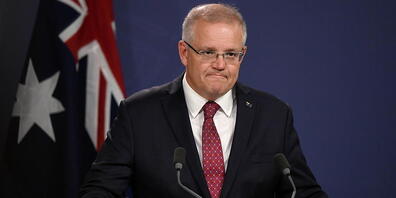 China führt Anti-Dumping-Massnahmen gegen australische Weine ein. Im Bild der australische Premierminister Scott Morrison. (Archivbild)