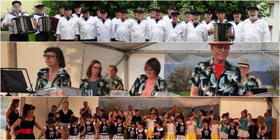 Das Programm der zweiten Juni-Woche (von oben): Thetis Crew Seemannschor oberer Zürichsee, Steelband PANchos Wangen und Linthdancers Rock'n'Roll-Club Weesen.