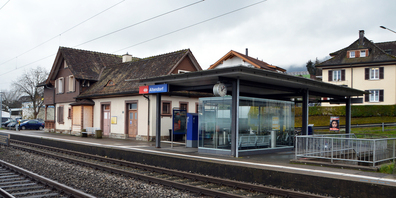 Der Bahnhof Altendorf hat eine tägliche Passagierfrequenz von fast 1000 Personen. 