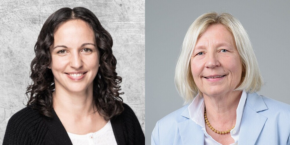 Christin Walser und Beatrice Forster