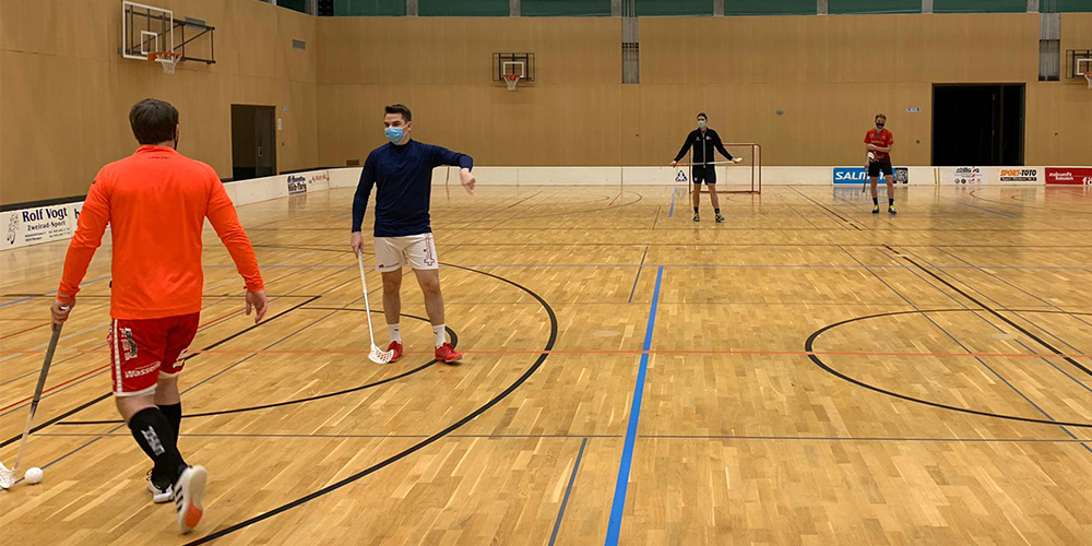 Die Red Devils trainieren wieder eingeschränkt in Altendorf (Bild zvg).