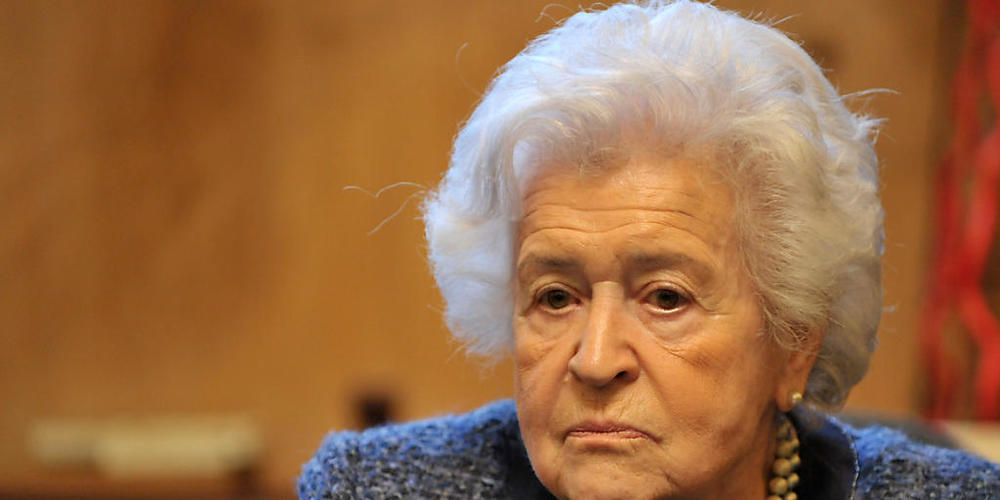 ARCHIV - Die Direktorin des Moskauer Puschkin-Museums, Irina Antonowa, aufgenommen im Puschkin-Museum. - Im Alter von 98 Jahren ist die russische Kunstwissenschaftlerin Irina Antonowa, Präsidentin des Puschkin-Museums in Moskau und «Hüterin der Be...