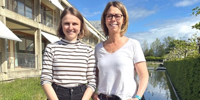 Die beiden Sozialarbeiterinnen Dafne Nava (links) und Lea Lyss vom Spital Männedorf.