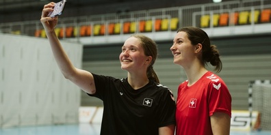 Laurentia (links) und Emma beim letzten Nati-Zusammenzug.