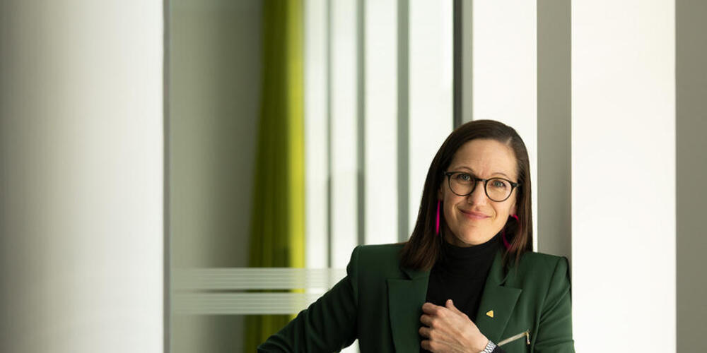 Fraktionspräsidentin Nora Saratz Cazin will als erstes GLP-Mitglied in die Bündner Regierung einziehen. (Archivbild)