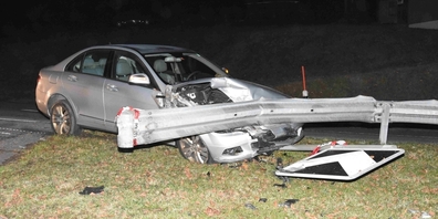 Viel Glück gehabt: Der Mann blieb beim Unfall unverletzt. 