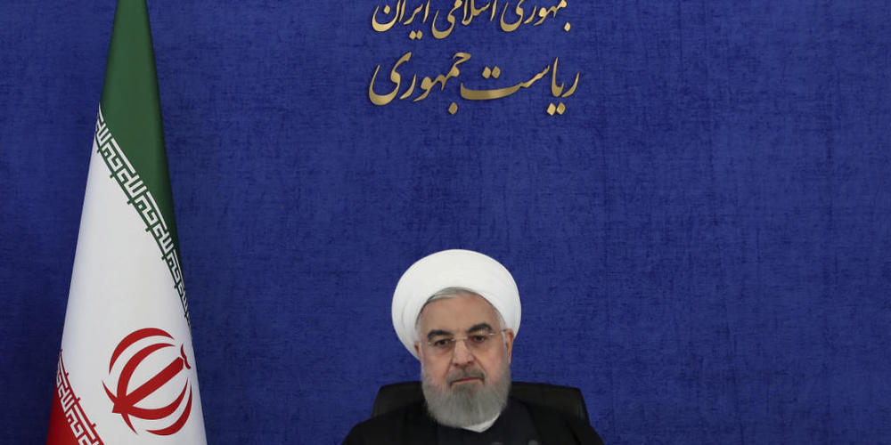 HANDOUT - Der iranische Präsident Hassan Ruhani. Foto: Uncredited/Office of the Iranian Presidency/AP/dpa - ACHTUNG: Nur zur redaktionellen Verwendung und nur mit vollständiger Nennung des vorstehenden Credits