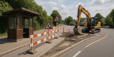 Neue Bushaltestellen an der Tränkebachstrasse verbessern die Barrierefreiheit und ermöglichen ein sicheres Überqueren der Strasse dank normgerechter Fussgängerinseln. (Symbolbild)