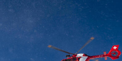 Die Rega stand nach dem Lawinenniedergang im Titlisgebiet im Einsatz. (Symbolbild)