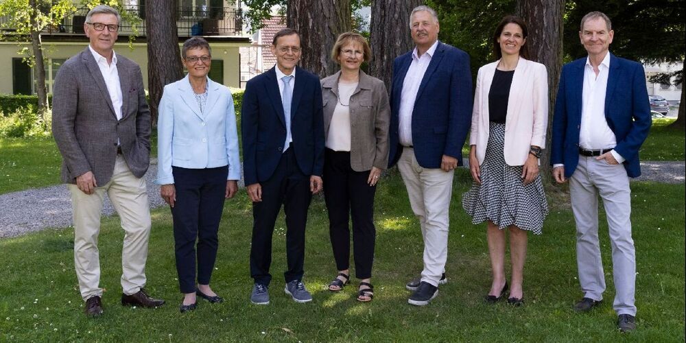 Verwaltungsrat der Appenzeller Bahnen (v.l.n.r. Daniel Weder, Claudia Bossert, Ernst  Boos, Susanne Ziegler, Carlo Parolari, Vera Stiffler und Peter Jans)