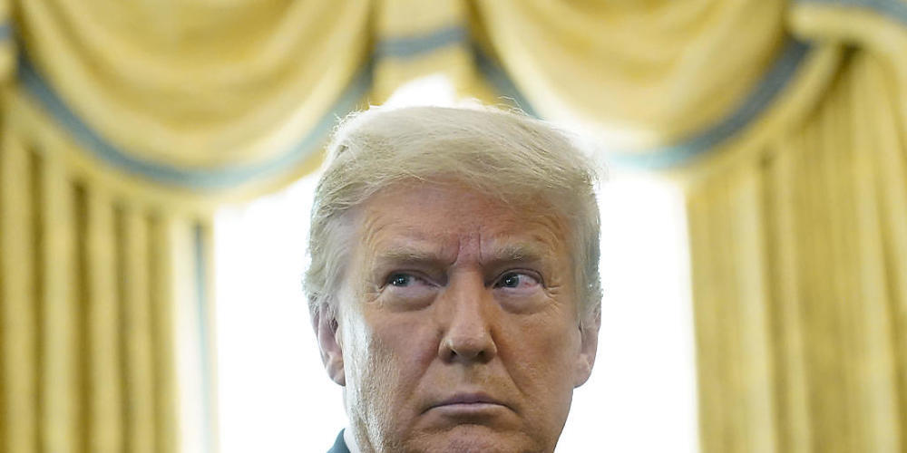 US-Präsident Donald Trump behauptet seit der Wahl, dass ihm der Sieg durch massiven Betrug genommen worden sei. Foto: Patrick Semansky/AP/dpa