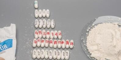 Ein Teil der im Rahmen der Operation "Wave" sichergestellten Betäubungsmittel.