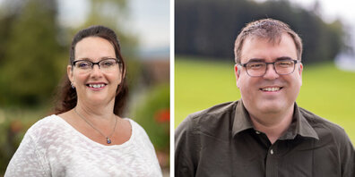 Birgit Spangaro (links) und Adrian Fuchs.