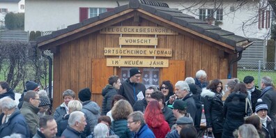 Sonst ein Fixpunkt im Jahreskalender vieler Widnauer: Glühwein und Zöpfli bei der Neujahrsbegrüssung der Gemeinde (Bild: zVg)