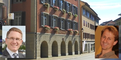 Der Präsident der SVP Uznach Stefan Rüegg (r.) schreibt, dass die Kritik von Ex-Gemeinderat Alex Rutz jeglicher Grundlage entbehre und von unausgereiftem Demokratieverständnis zeuge.