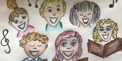 Im Chinderchor singen Kinder ab dem 1. Kindergarten bis zur 5. Klasse mit.