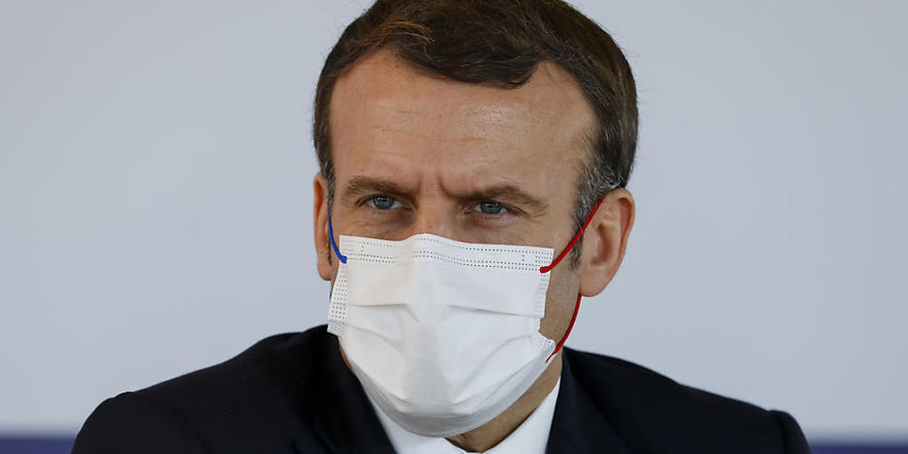 Emmanuel Macron, Präsident von Frankreich. Foto: Thomas Samson/POOL AFP/AP/dpa