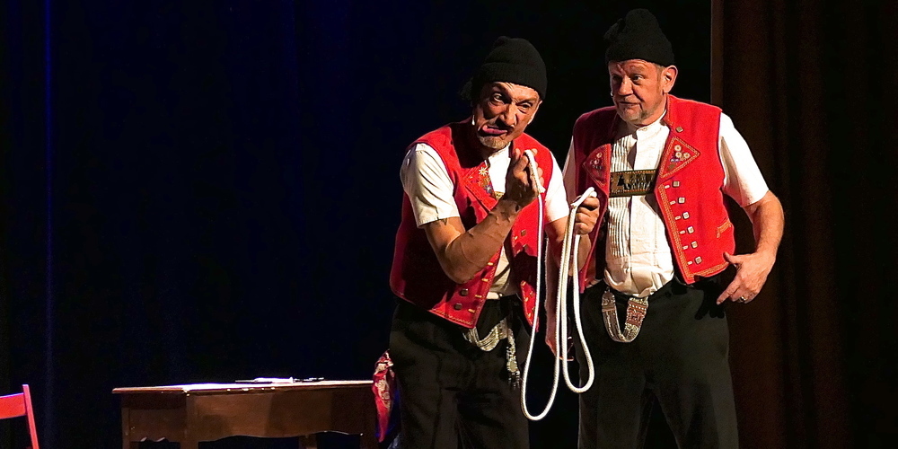 Messer&Gabel blödelte sich im Madlen durch ein «Best of» aus zwanzig Jahren (Bilder: Ulrike Huber)