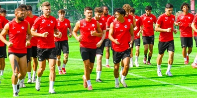 Das Training für die Challenge-League hat begonnen.
