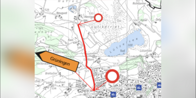 Gesperrt: Die Grüningerstrasse ist vorübergehend nicht befahrbar. 