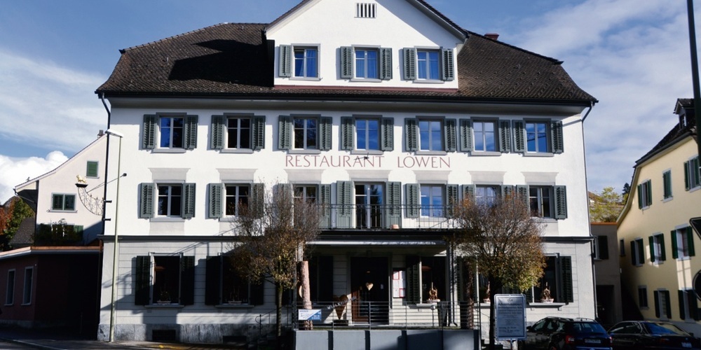 Das Restaurant Löwen in Rüti: Der traditionsreiche Betrieb schliesst Ende Juli 2025.
