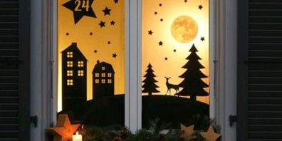 Adventsfenster (Symbolbild)